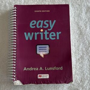 Easy Writer Spiral Textbook by Andrea A. Lunsford - Maroon Cover